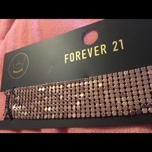 FOREVER 21 ROSE GOLD CHOKER NECKLACE